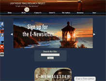 Tablet Screenshot of lighthousetrailsresearch.com